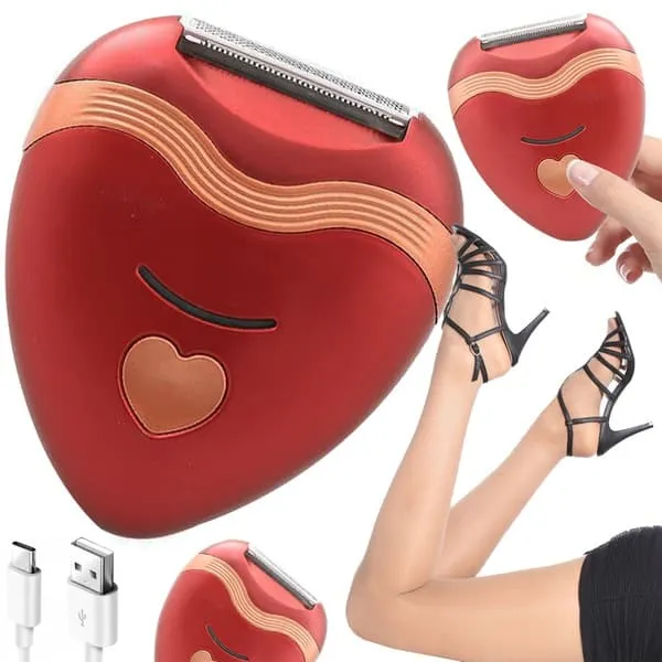 USB-oppladbar epilator og barbermaskin for kvinner - for kropp, bikini og ben