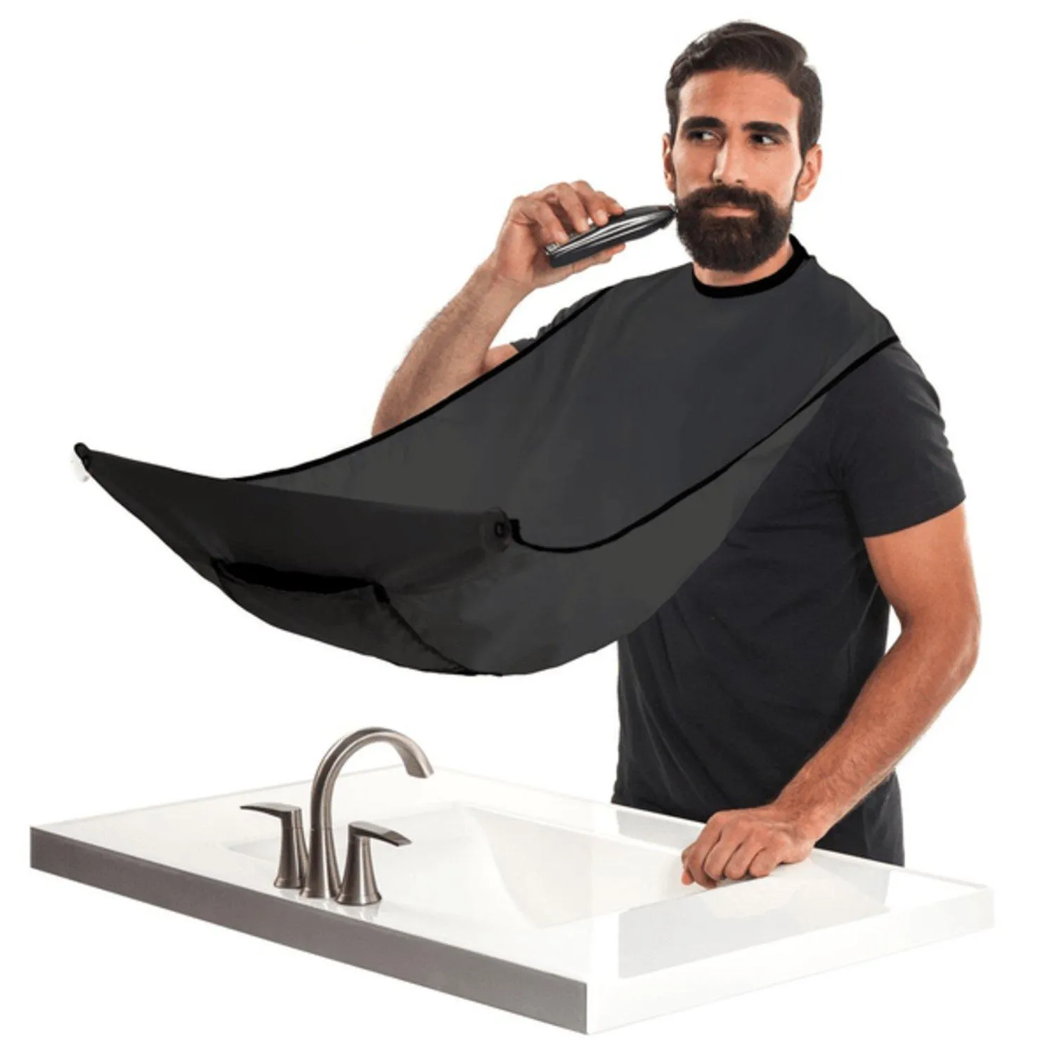 2-Pak Forkle for Barbering & Skjegg / Skjeggforkle - Samler opp skjegg