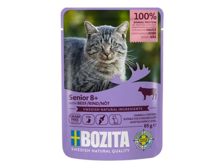Bozita 3626, Senior, Storfekjøtt, 85 g, Kornfritt