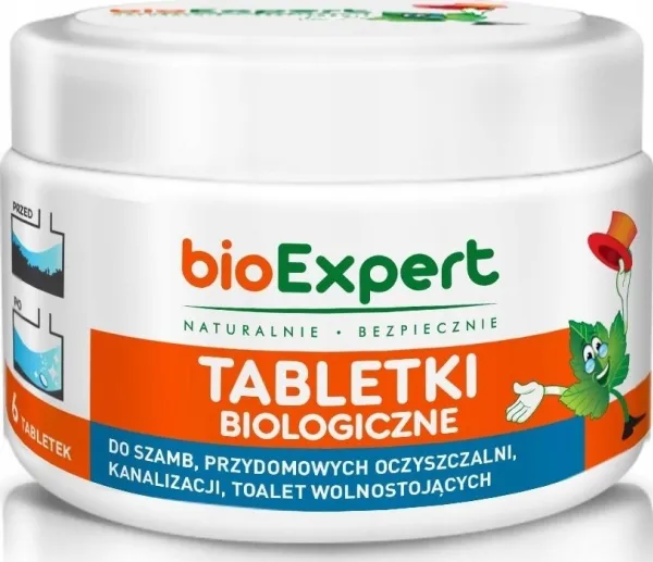 Bioexpert bioExpert, biologiske tabletter for septiktanker og hjemmerenseanlegg, 6 stk.
