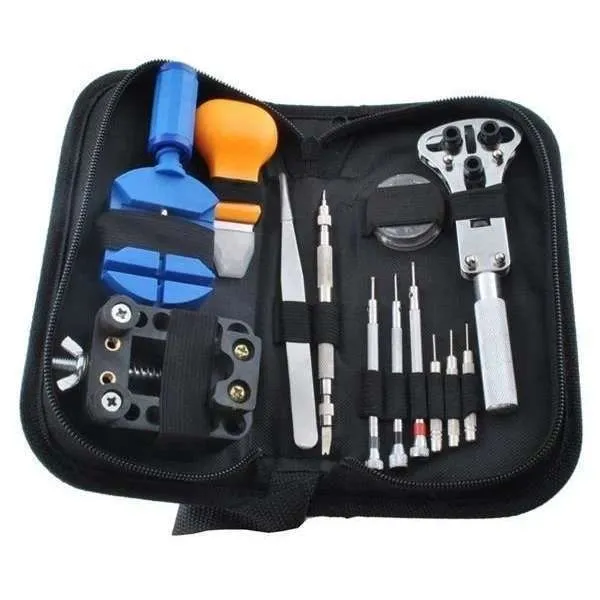 Klokkeverktøysett for klokkereparasjoner Batterierstatningskasseåpner