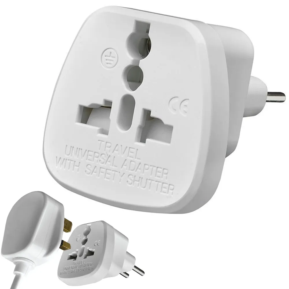 Reiseadapter UK til EU strømadapter