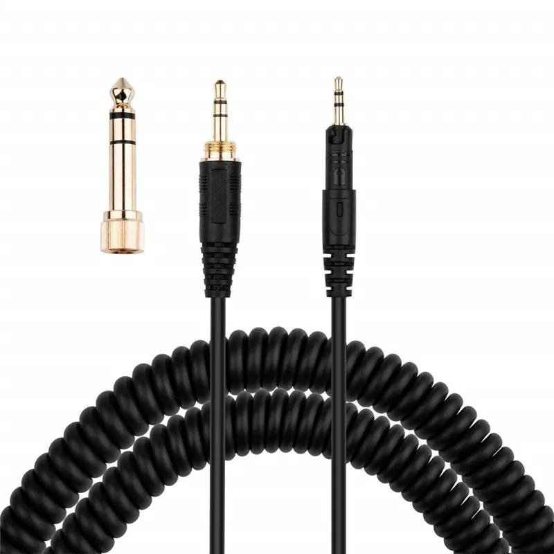 Spiral lydkabel til Audio Technica ATH-M50X
