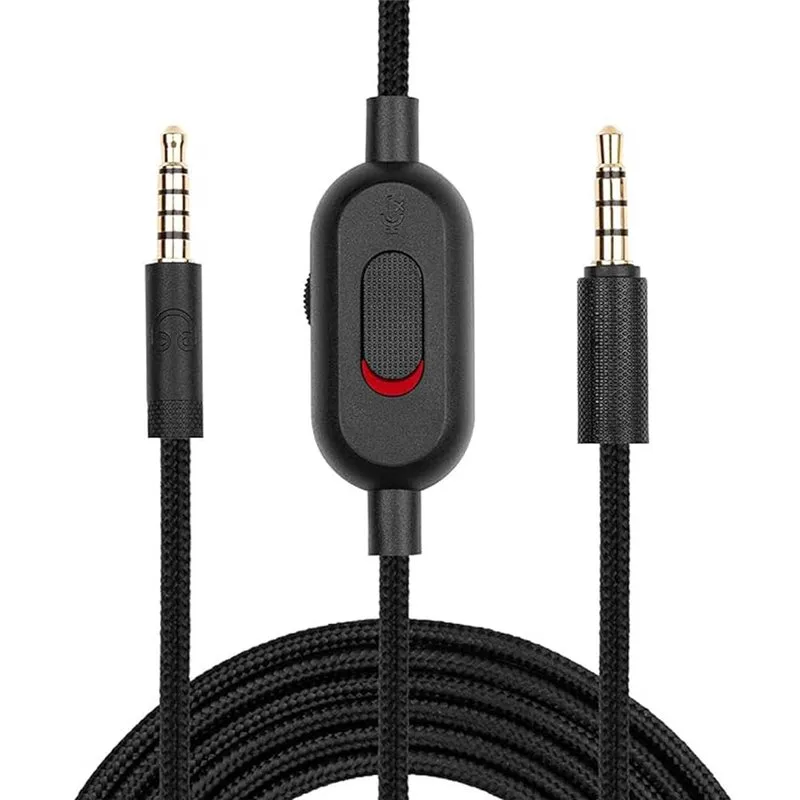 Hodetelefonens lydkabel med volumfunksjon til Logitech G Pro X