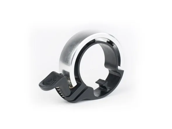 Knog Oi Classic Large, Ringeklokke, Sort, Sølv