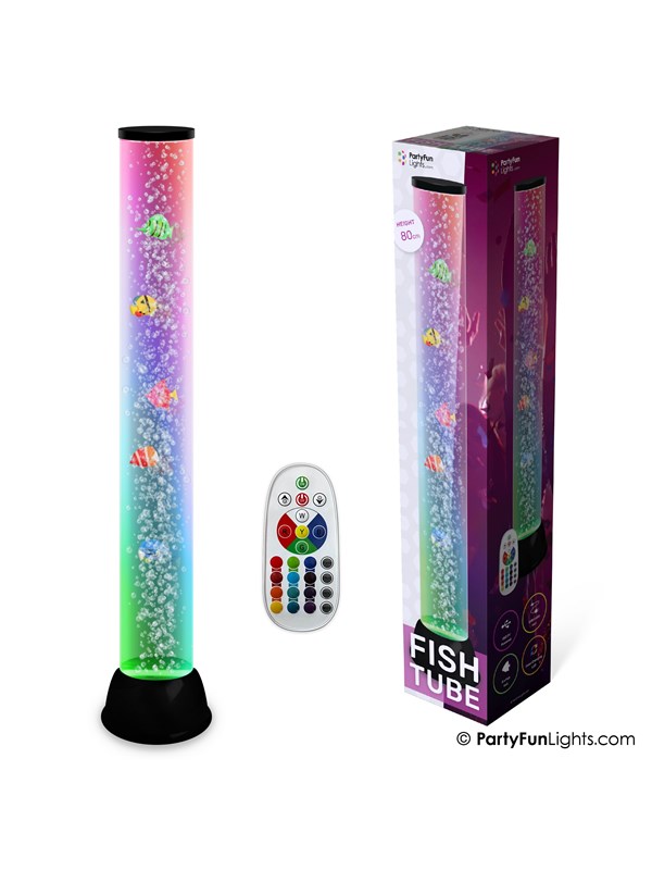 Party Funlight XXL Fish Tube Lamp H: 80cm