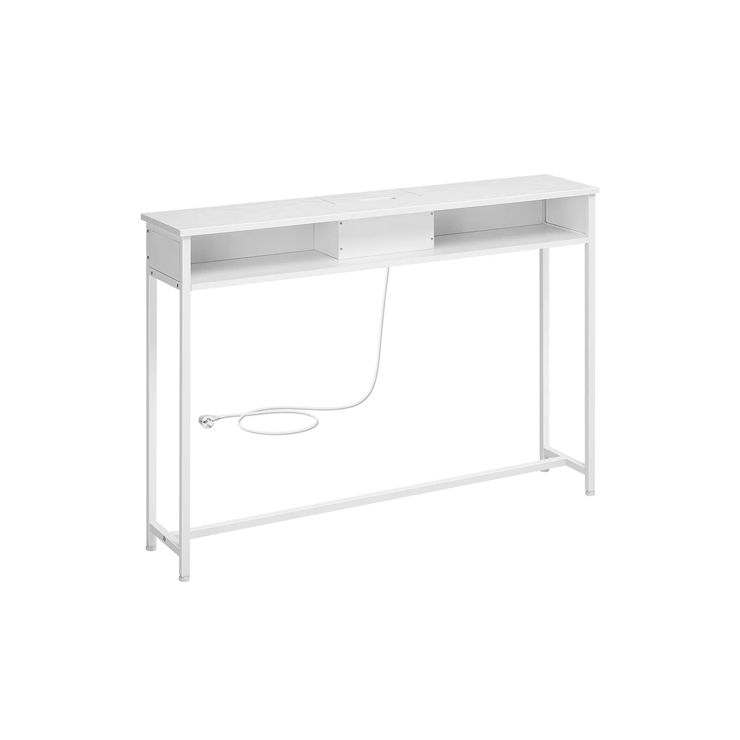 Konsollbord, 25x120x81,1 cm, Hvit