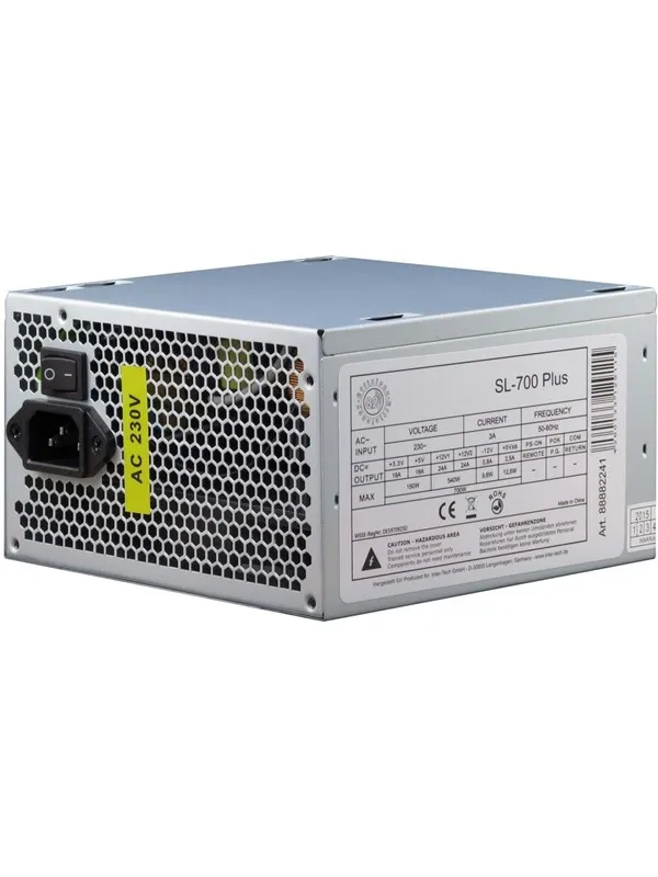 Inter-Tech SL-700 Plus Strømforsyning (PSU) - 700 Watt - 120 mm - ATX - 80 Plus