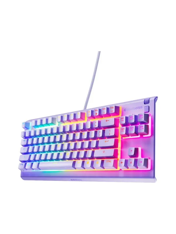 SteelSeries Apex 3 TKL Lavender - Gamingtastatur - Uten numpad - Nordisk - Lilla