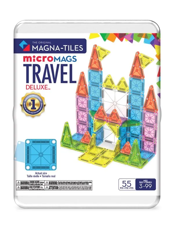 Magna-Tiles Deluxe Travel Set 55 pcs
