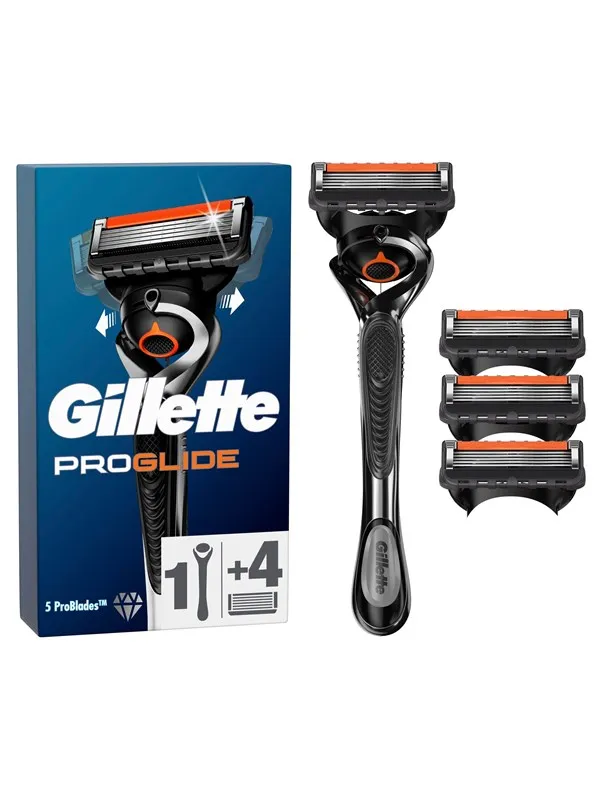 Gillette Proglide Handle - 4 blades