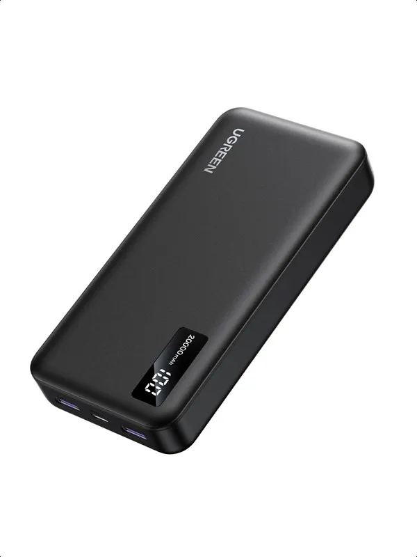 UGREEN 20000mah Two-Way Fast Charging Power Bank Nødlader - Svart - 20000 Ah