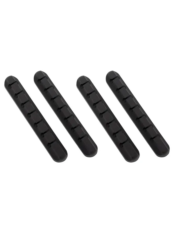 DUTZO Kabelholder - 7 hull pakke med 4 stk - svart