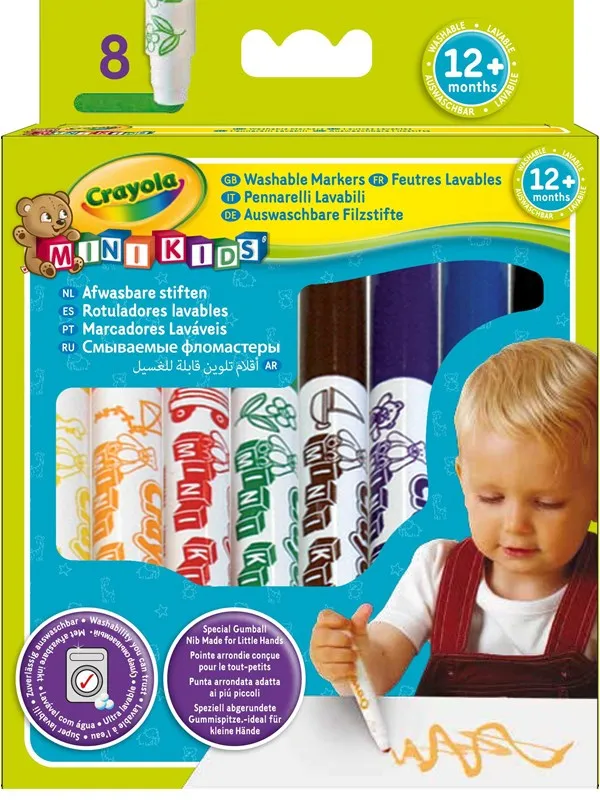 Crayola Mini Kids - Washable Markers 8 Pcs
