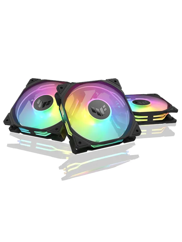 ASUS TUF GAMING TR120 3-pack - Kabinettvifte - 120mm - Svart - 29 dBA