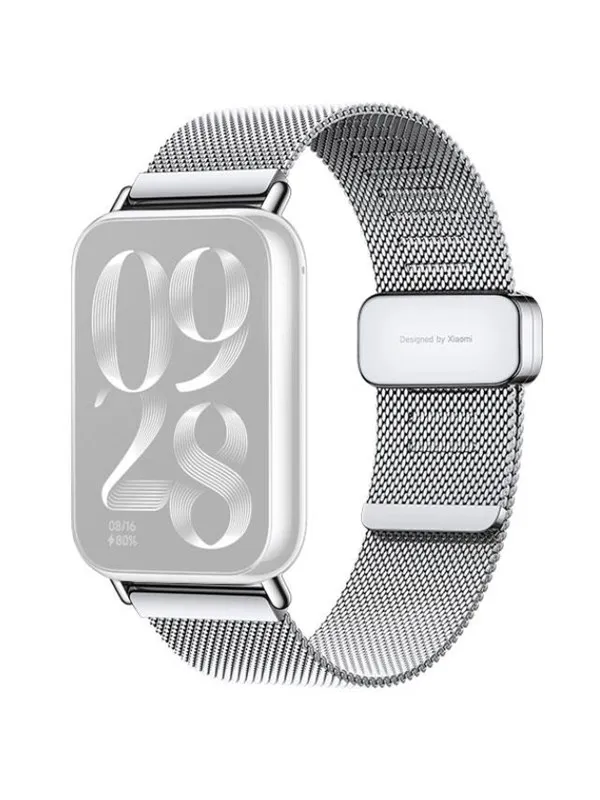 Xiaomi Smart Band 9 Pro/8 Pro Milanese Quick Release Strap - Silver