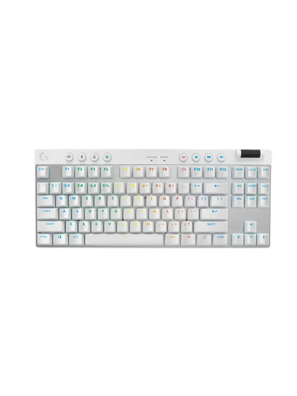 Logitech G PRO X TKL - Logitech GX Brown (Tactile) - Tactile - Gamingtastatur - Uten numpad - Nordisk - Hvit
