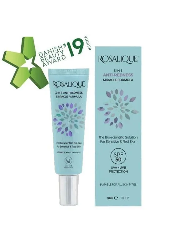 Rosalique 3-in-1 anti-rødhetskrem