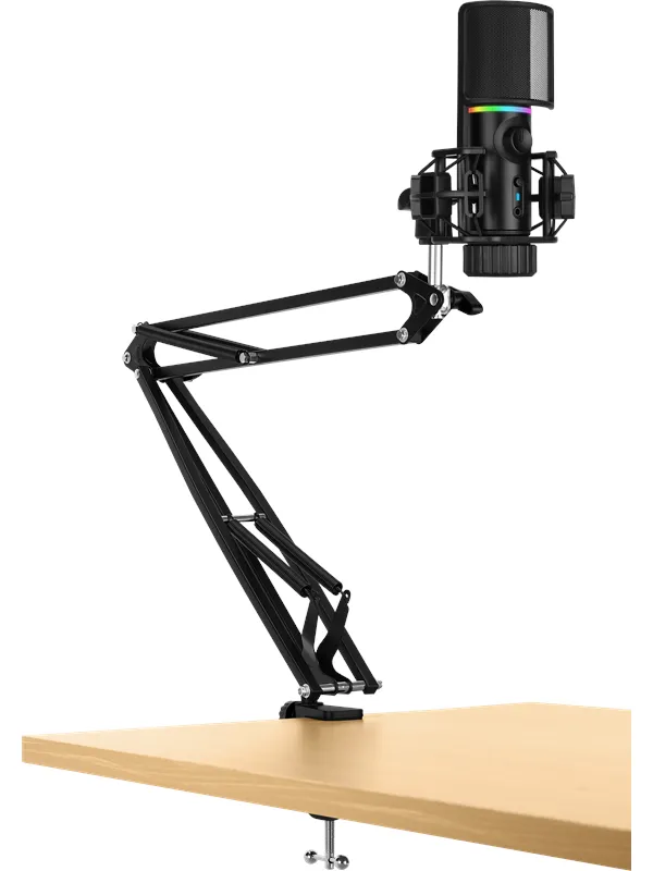 Streamplify RGB Microphone - w/ mic-arm - Black
