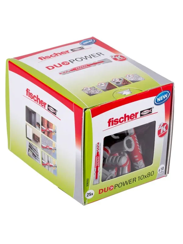 Fischer DuoPower 10 x 80 (25 pcs.)