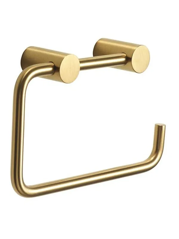 Pressalit Toilet paper holder brushed brass
