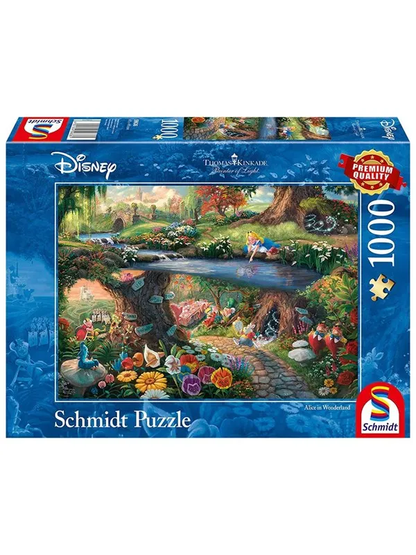 Schmidt Puzzle - Thomas Kinkade: Disney Alice in Wonderland