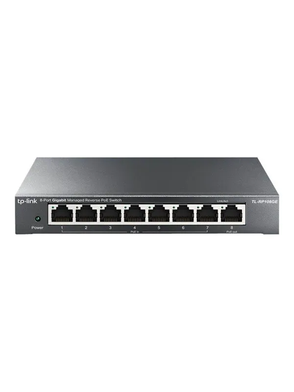 TP-Link TL-RP108GE 8-Port Gigabit Managed Reverse PoE Switch