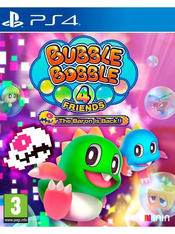 Bubble Bobble 4 Friends - The Baron is Back - Sony PlayStation 4 - Platformer