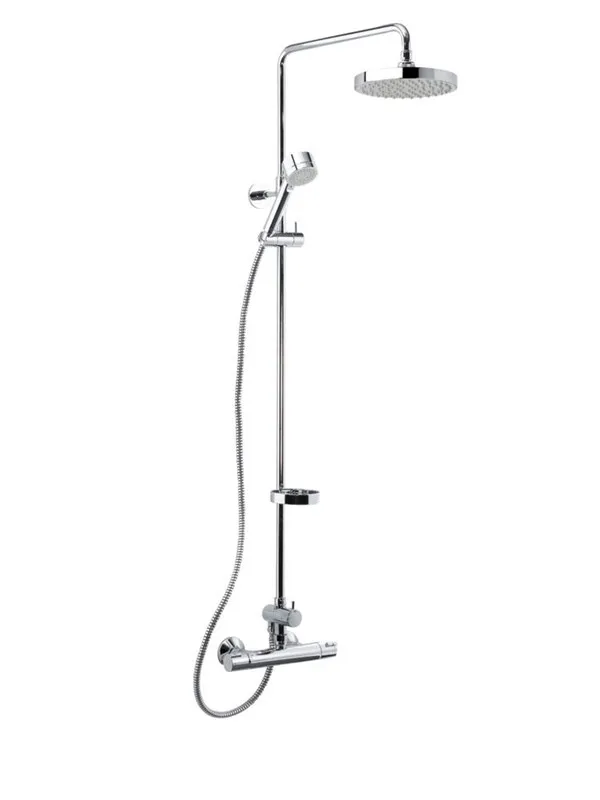 Damixa akita shower set with thermixa zero shower mixer