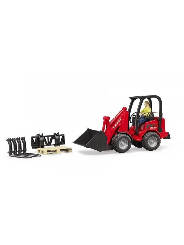Bruder  Schäffer Compact loader 2630 with figure and accessories