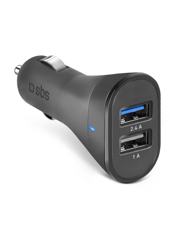 SBS Car Charger 12W - Black