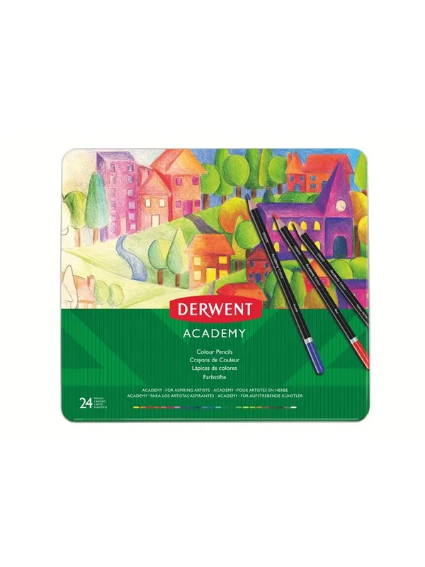 Derwent Colour Pencils (24 Tin)
