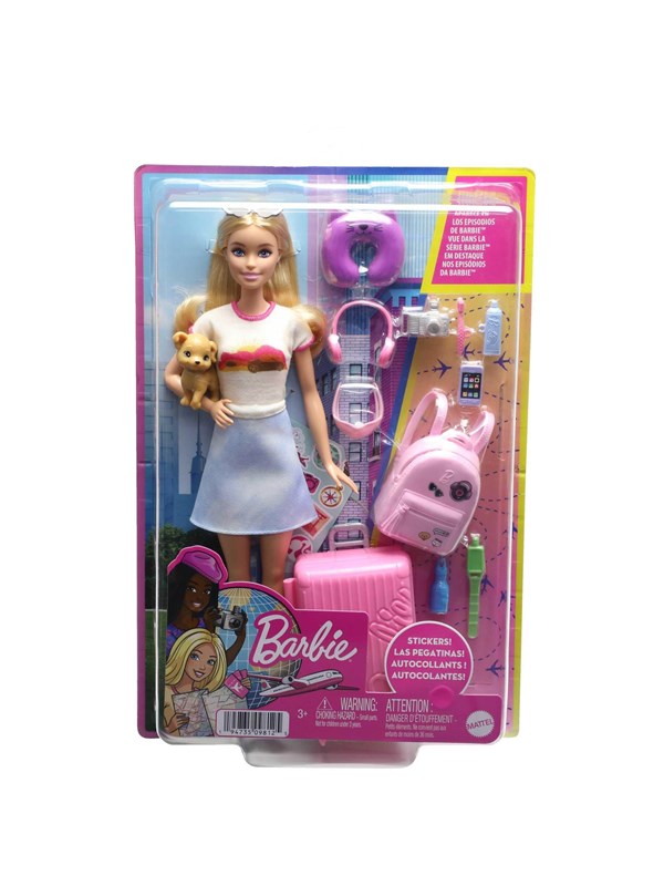 Barbie Travel Set With Puppy