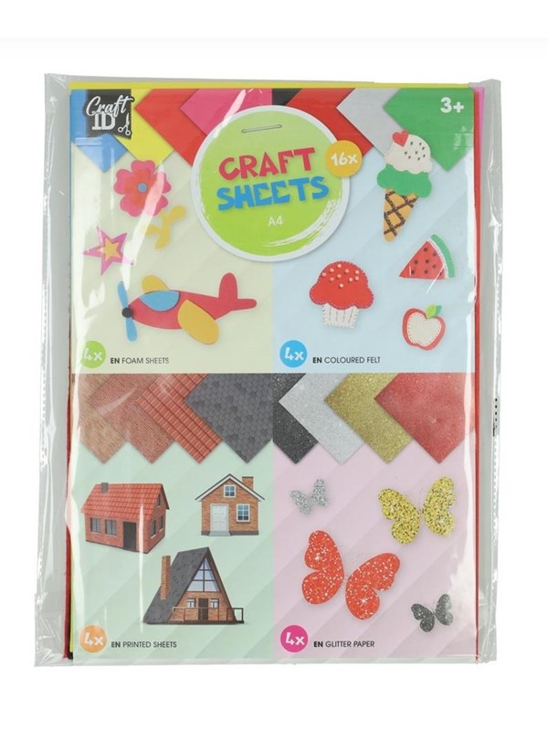 Creative Craft Group Hobby pack A4. 16 parts