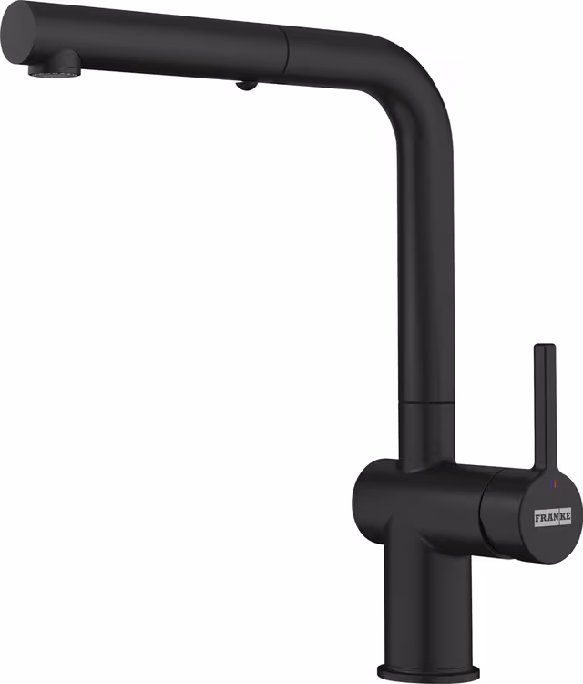 Franke Active 2.0 blandebatteri med uttrekkbar tut (sort)