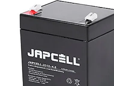 Japcell blybatteri JC12-4.5 AGM, 12V/4,5Ah