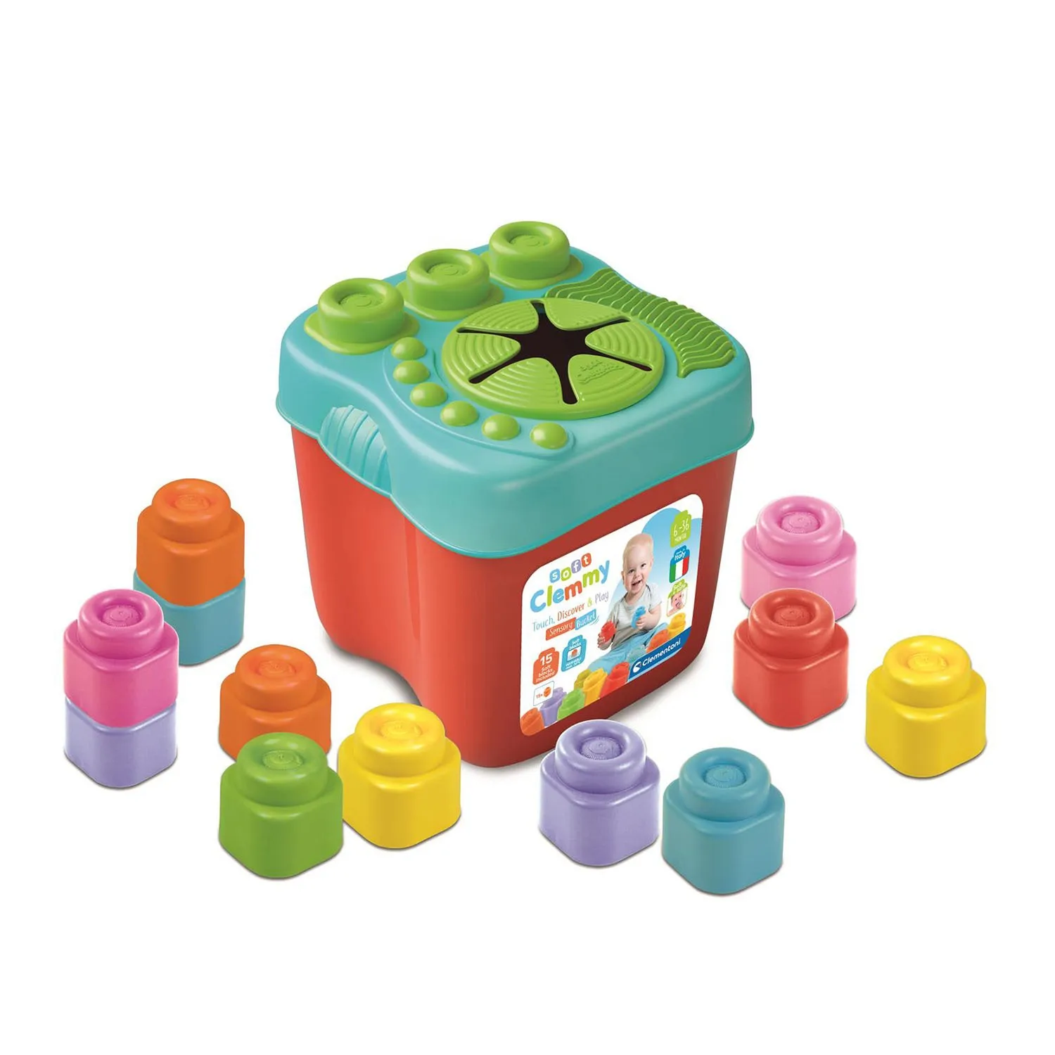 Clementoni Soft Clemmy Sensorial Bucket