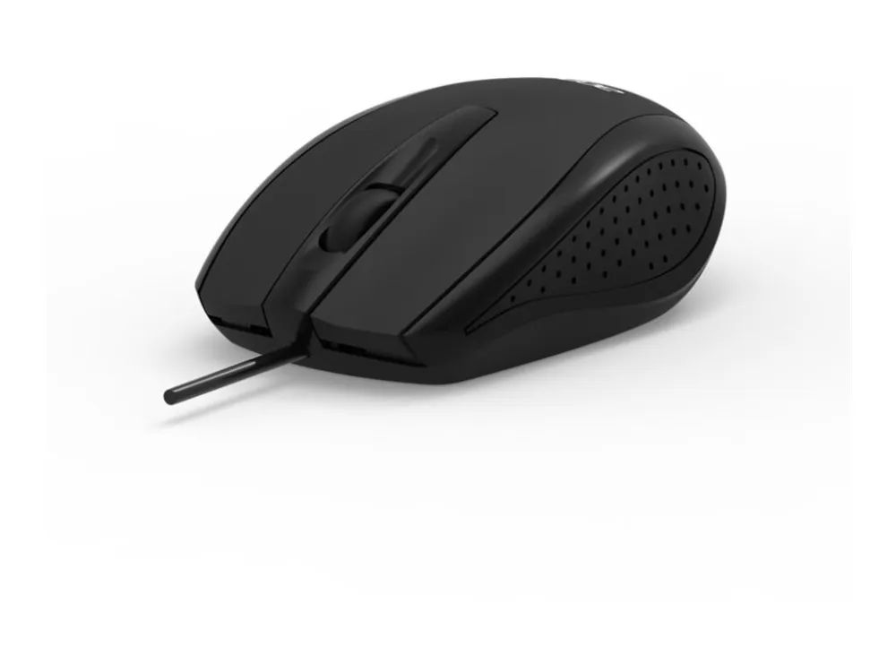 Acer - mouse - USB - black - Mus - 3 knapper - Svart