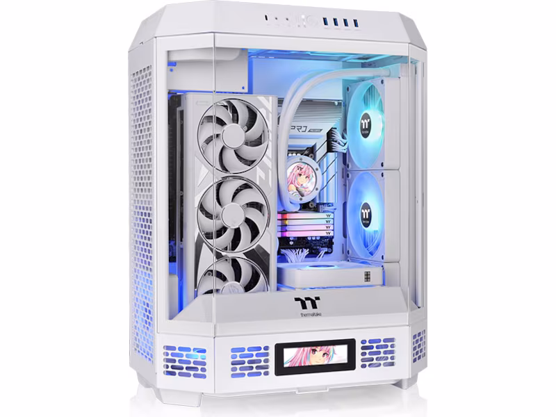 Thermaltake The Tower 600 - Kabinett - Tower - Hvit
