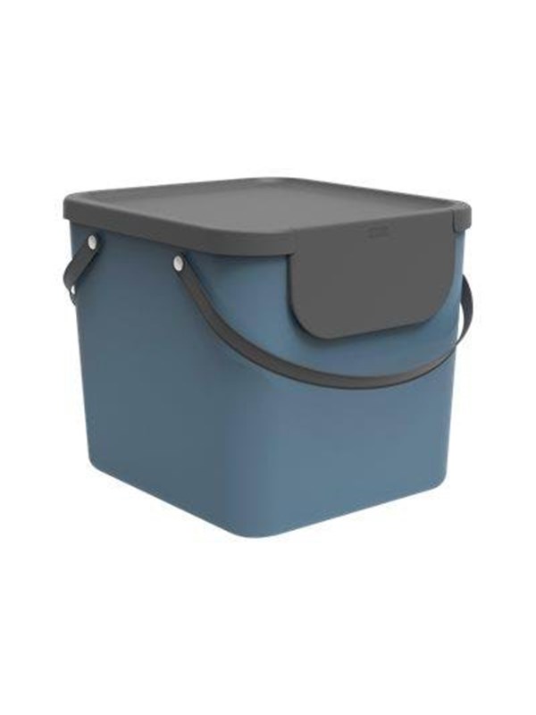 rotho Albula - recycling bin - 40 L - plastic - horizon blue