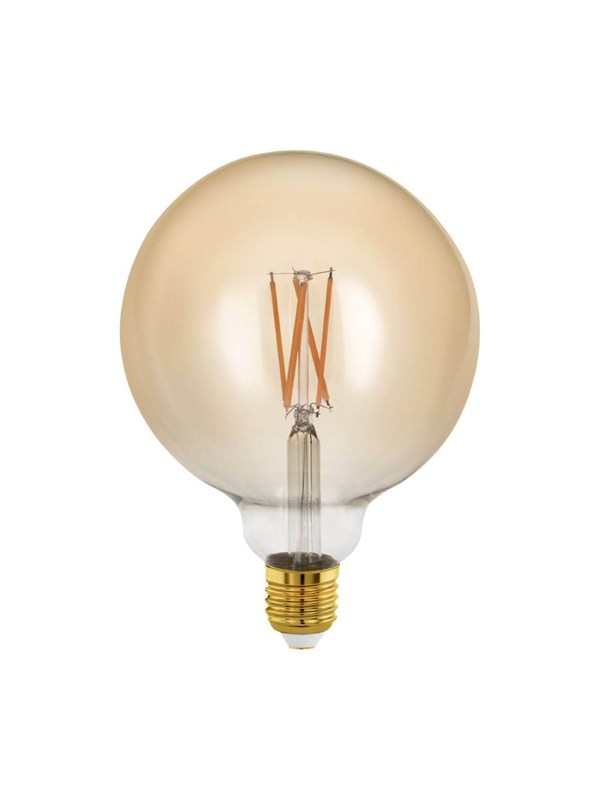 EGLO LED-lyspære G125 Globe 4W/817 300 lumen amber dimmable E27