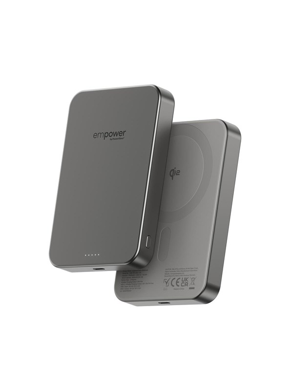 empower by PanzerGlass empower Bank | 10000mAh | Titanium Nødlader - Sølv - 10000 mAh