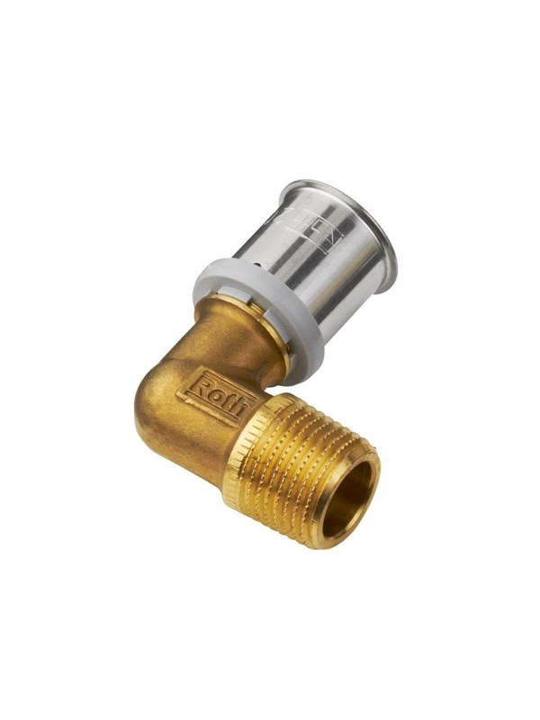 Roth ms transition elbow 20 x 3/4" nipple