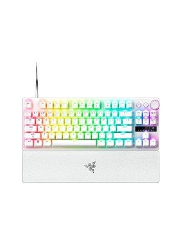 Razer Huntsman V3 Pro 8KHz - Gamingtastatur - Engelsk (USA) - Hvit