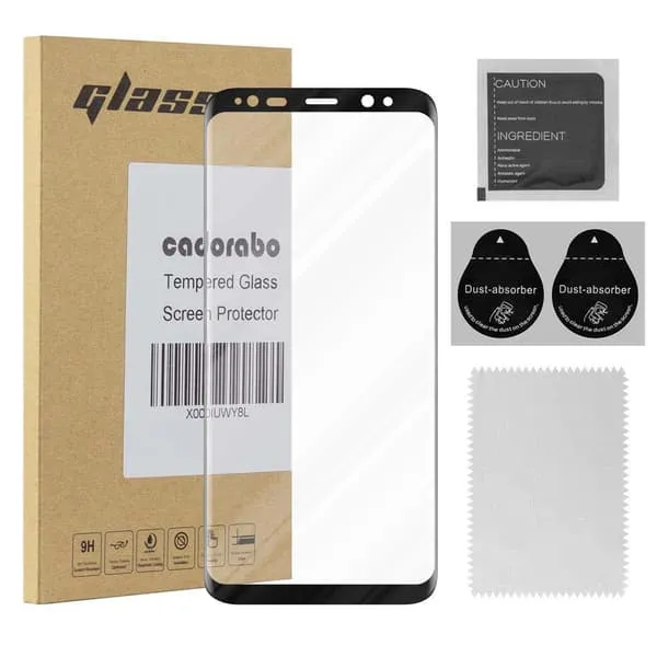 Skjermbeskytter Skärmskyddtil til Samsung Galaxy S8 PLUS Herdet Skjermglass (Full Liming)