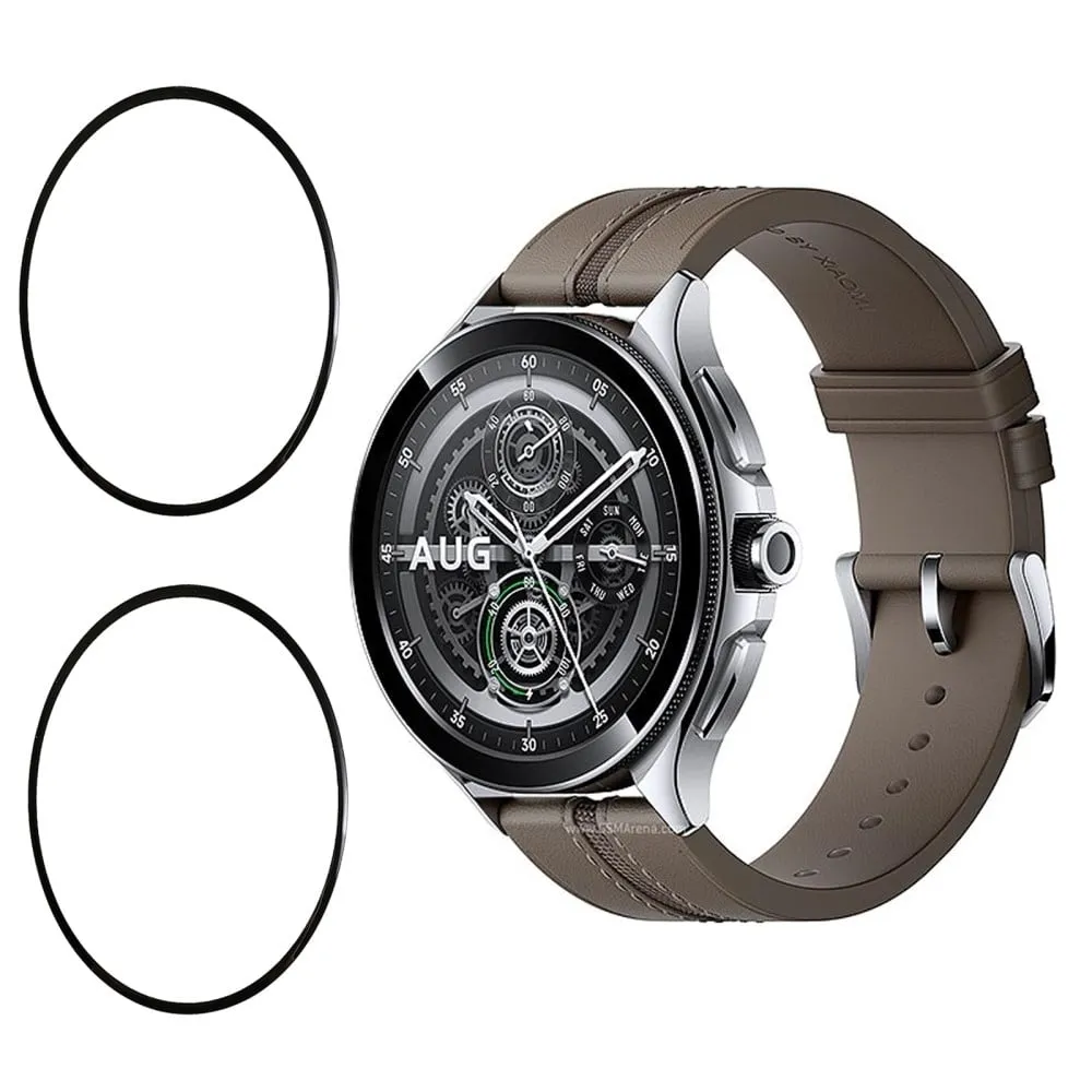 2 stk / pakke Xiaomi Watch 2 Pro skjermbeskytter med høy gjennomsiktighet fleksibel skjermfilm