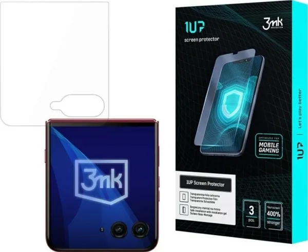 3MK gaming beskyttelsesfolie til Motorola Razr 60 Ultra 3 stk