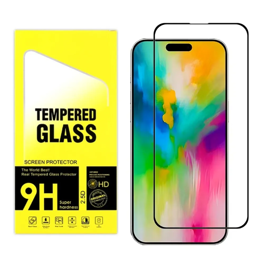 2 stk Herdet glass iPhone 16/16 Pro/16 Pro Max - Skjermbeskyttelse