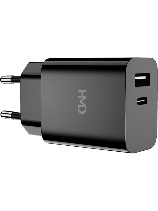 HMD Dual Port Wall Charger 30W - Black