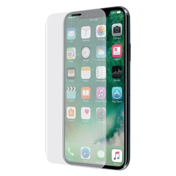2-pack iPhone 11 Skjermbeskyttelsesbeskyttende plast omfattende